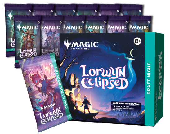 Magic The Gathering Lorwyn Eclipsed Draft Night Bundle, English Edition