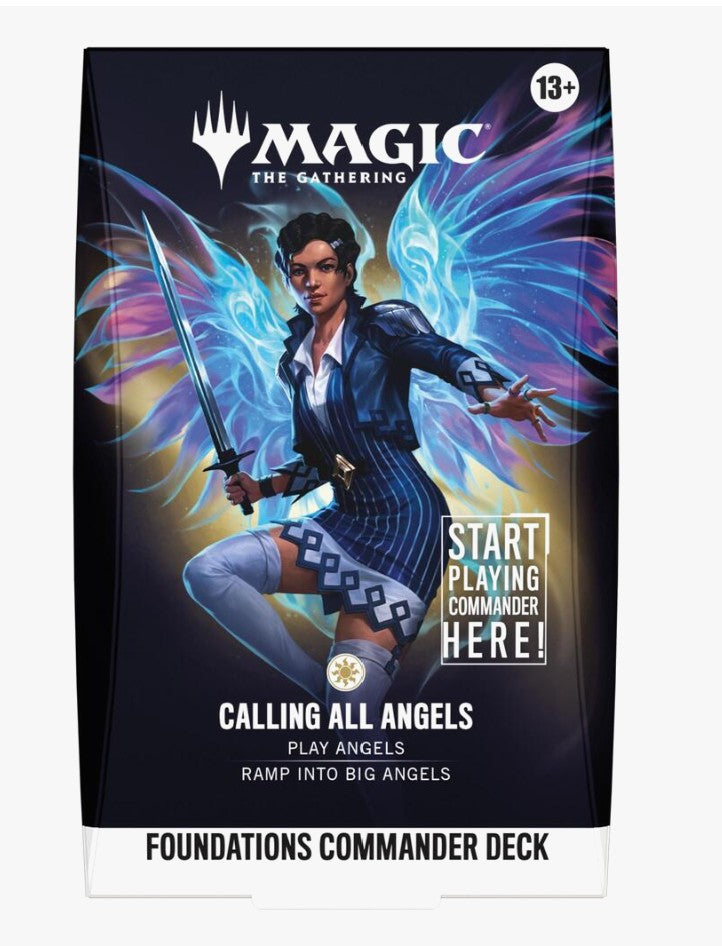Magic The Gathering Foundations Commander Deck - Calling All Angels, English Edition