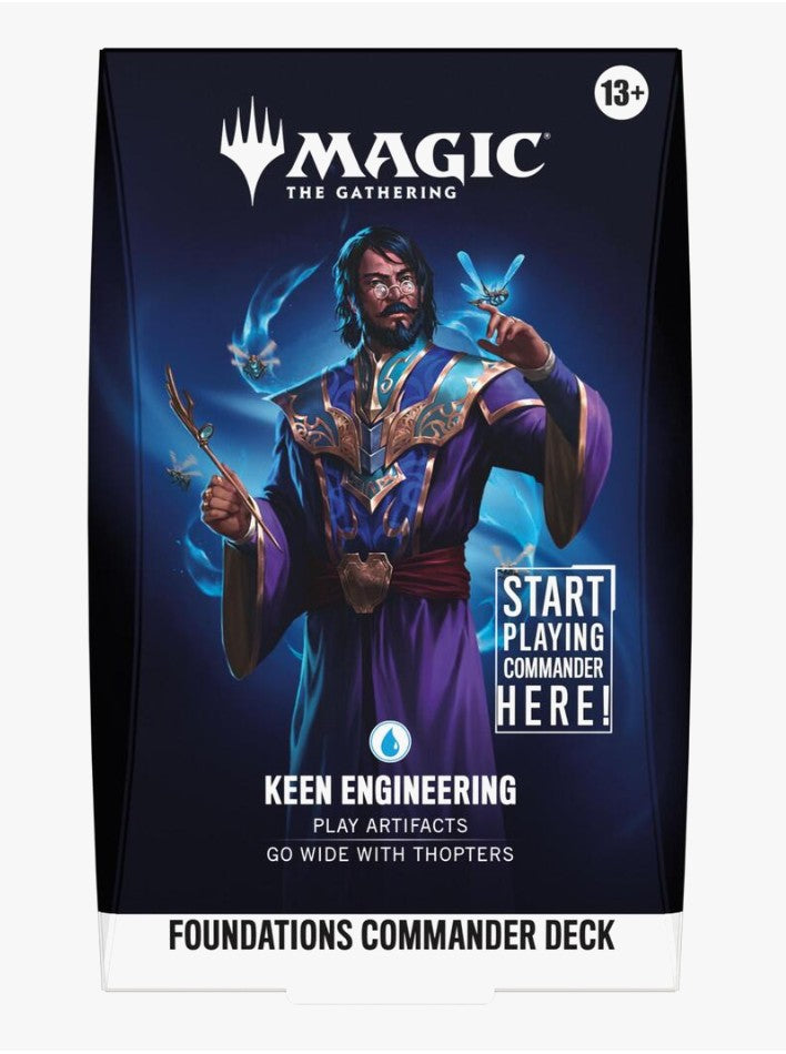 Magic The Gathering Foundations Commander Deck - Keen Engineering, English Edition