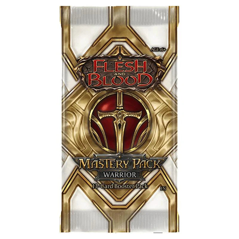 Flesh and Blood Mastery Pack Warrior: Booster Pack of 13, English Edition