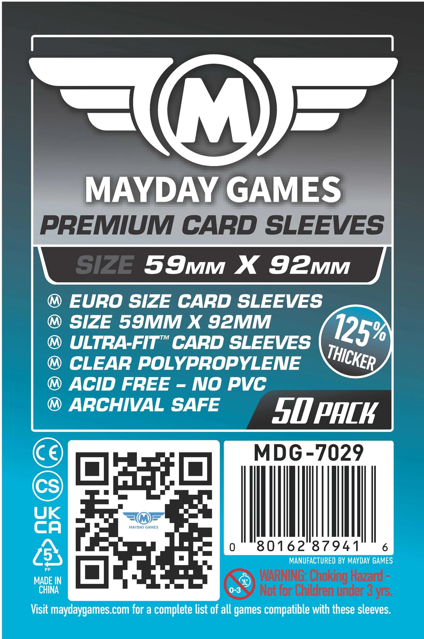 Mayday Card Sleeves: Premium, Pack of 50