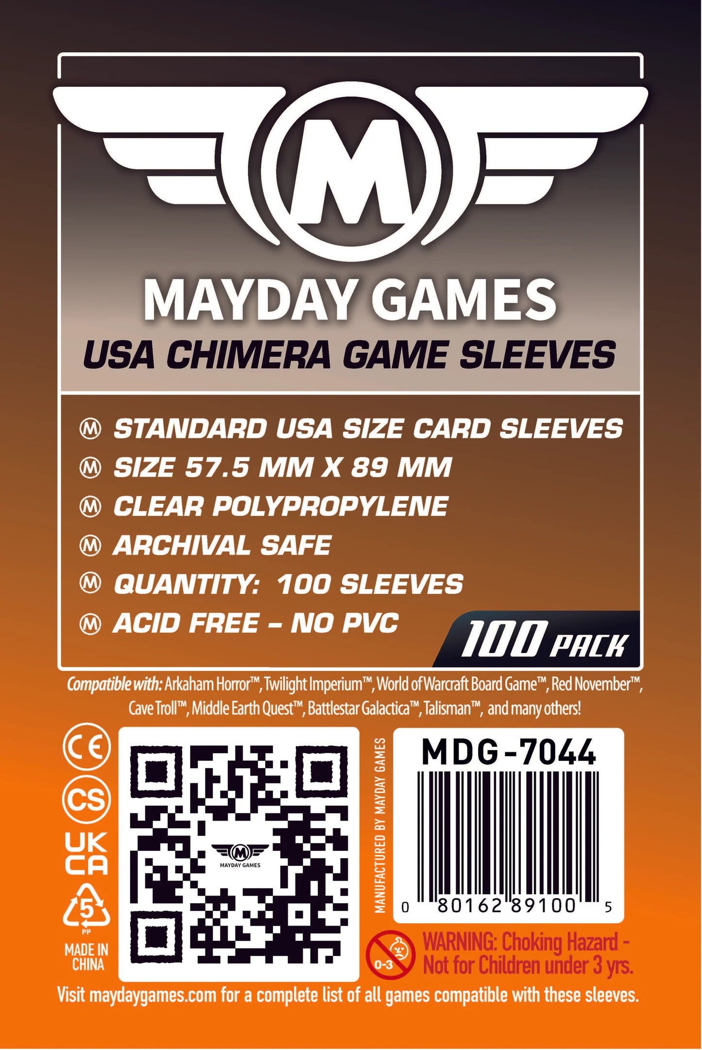 Mayday Card Sleeves: Normal, Pack of 100