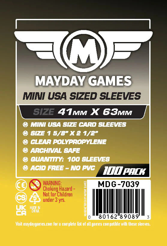 Mayday Card Sleeves: Normal, Pack of 100