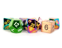 Adopt a Misfit Metal Dice Set 16mm Polyhedral Dice Set