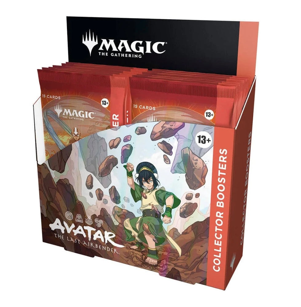 Magic The Gathering The Last Airbender Collectors Booster Display 12 Packs of 15 Cards, English Edition