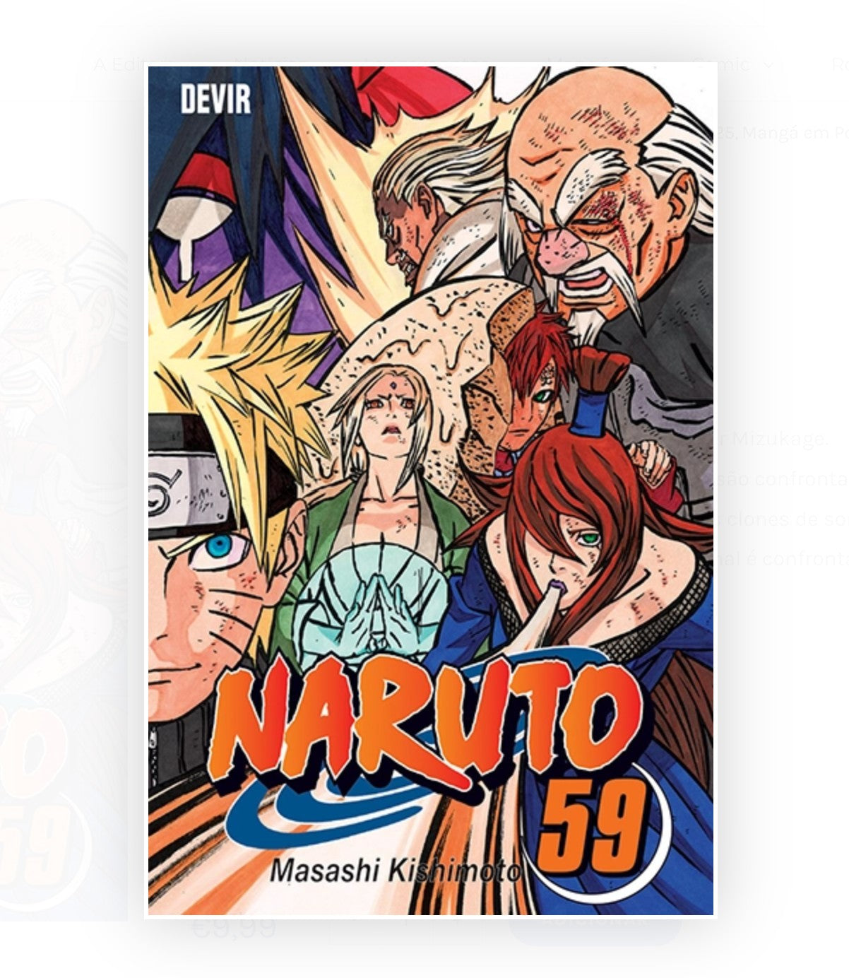 Naruto 59: Os cinco kage