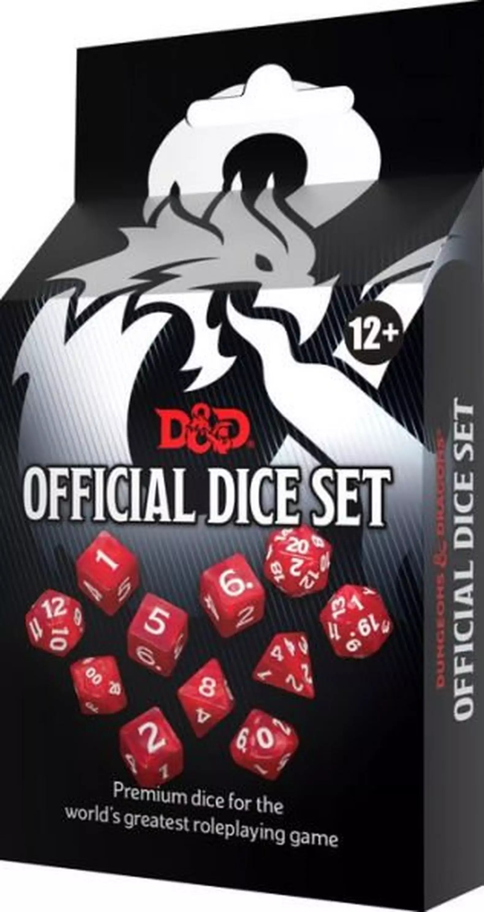 Juego de dados oficial de Dungeons &amp; Dragons, 11 dados poliédricos
