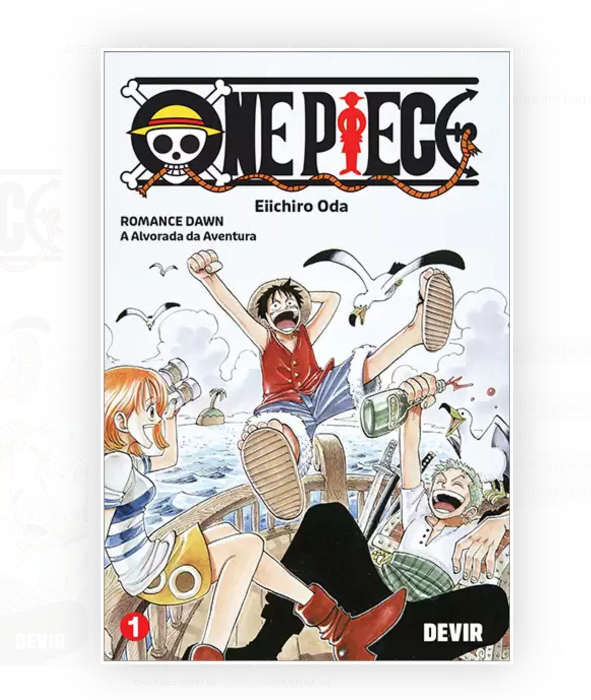 One Piece Vol. 1 Mangá em Portugûes, Eiichiro Oda