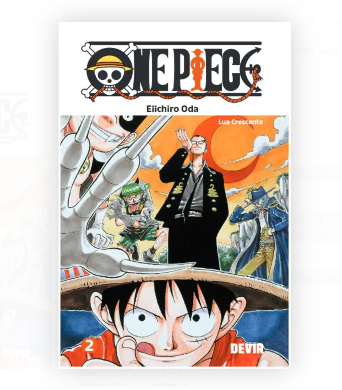 One Piece Vol. 2 Mangá em Portugûes, Eiichiro Oda