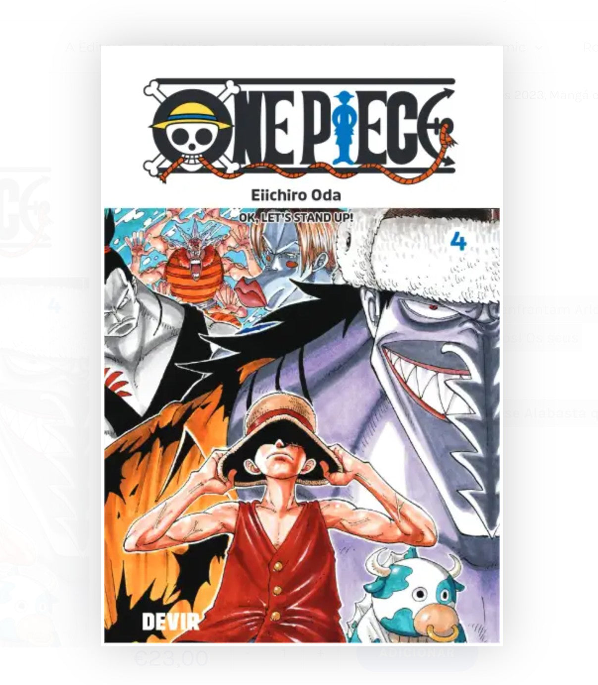 One Piece Vol. 4 Mangá em Portugûes, Eiichiro Oda
