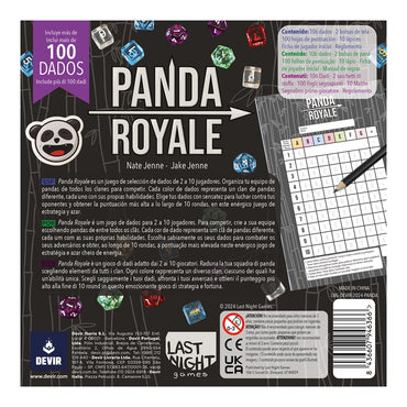 Panda Royale, Edição em Portugûes e Espanhol