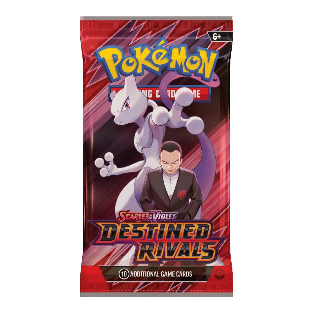 Pokemon Scarlet & Violet 10 Destined Rivals Booster Pack of 10 Cards, English Edition