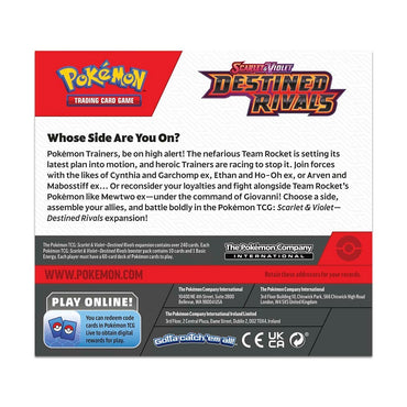 Pokemon Scarlet & Violet 10 Destined Rivals Booster Display of 36 Packs, English Edition (Copy)