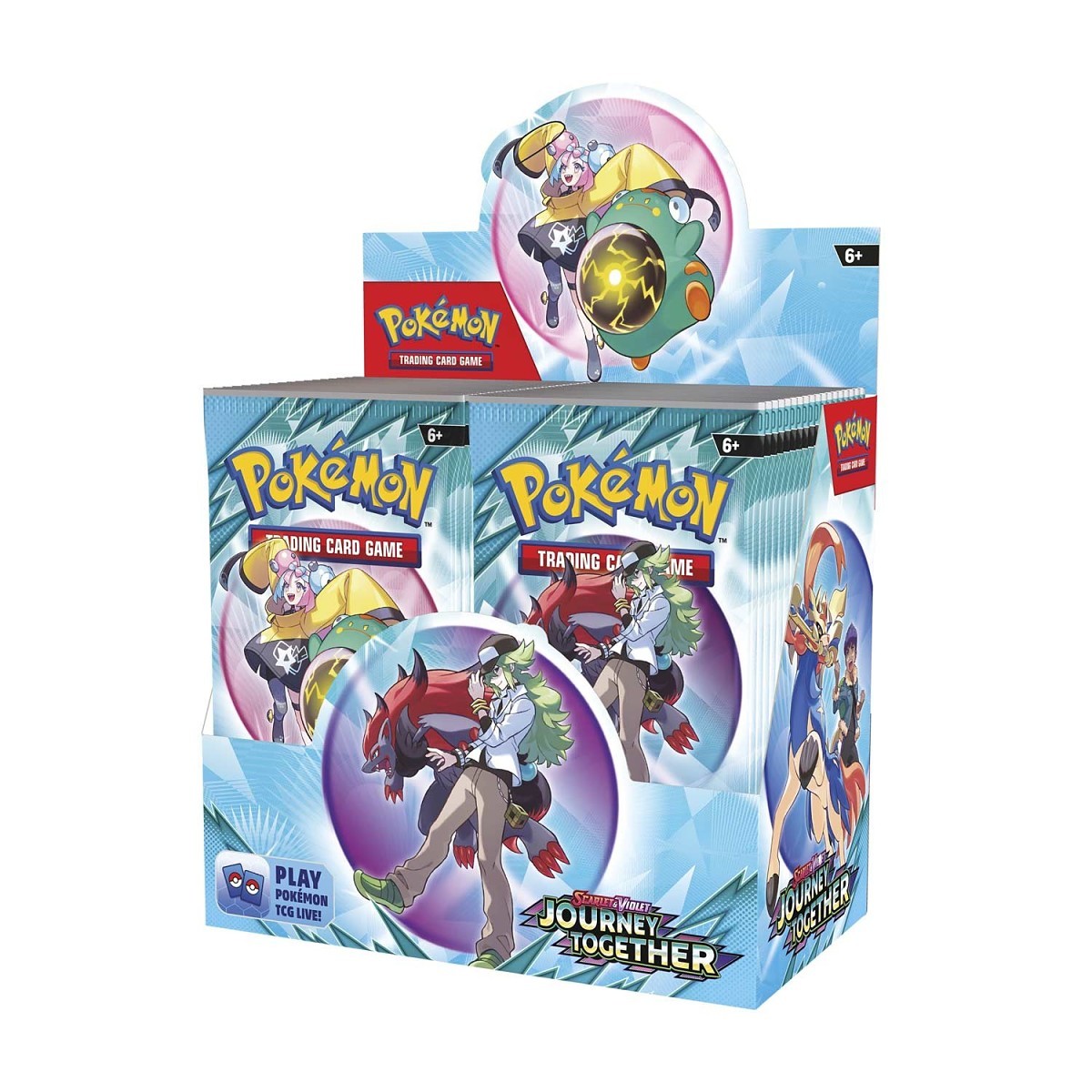 Pokemon Scarlet & Violet 9: Journey Together Booster Display of 36 Packs of 10 Cards, English Edition