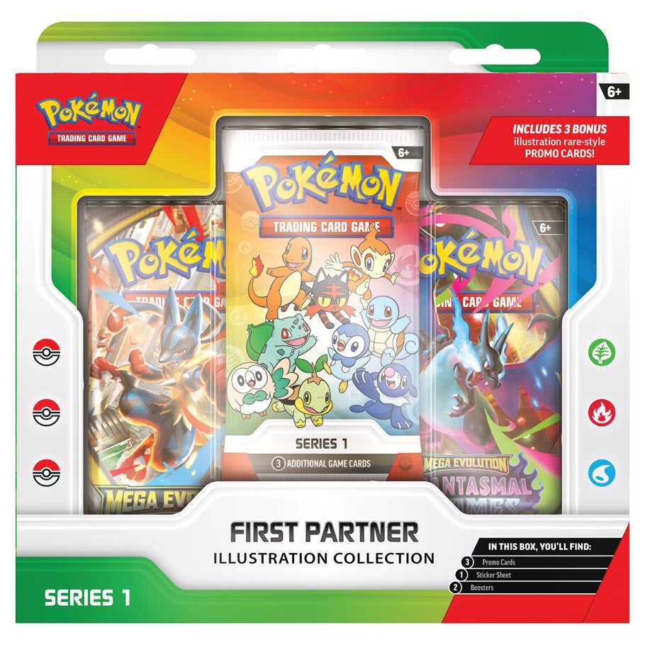 Pokemon First Partner Illustration Collection - Series 1, English Edition
