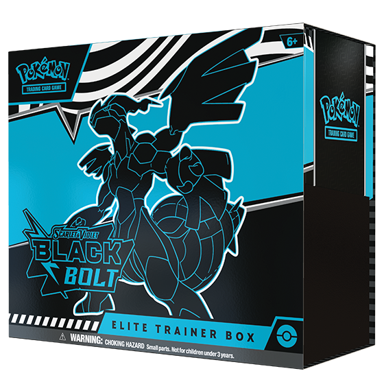 Pokemon Scarlet & Violet 10.5 Black Bolt: Elite Trainer Box Zekrom, English Edition