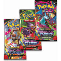 Pokémon TCG – Scarlet & Violet Phantasmal Flames Booster Blister Pack (3 Packs, English), Either Weavilee or Sneasel)