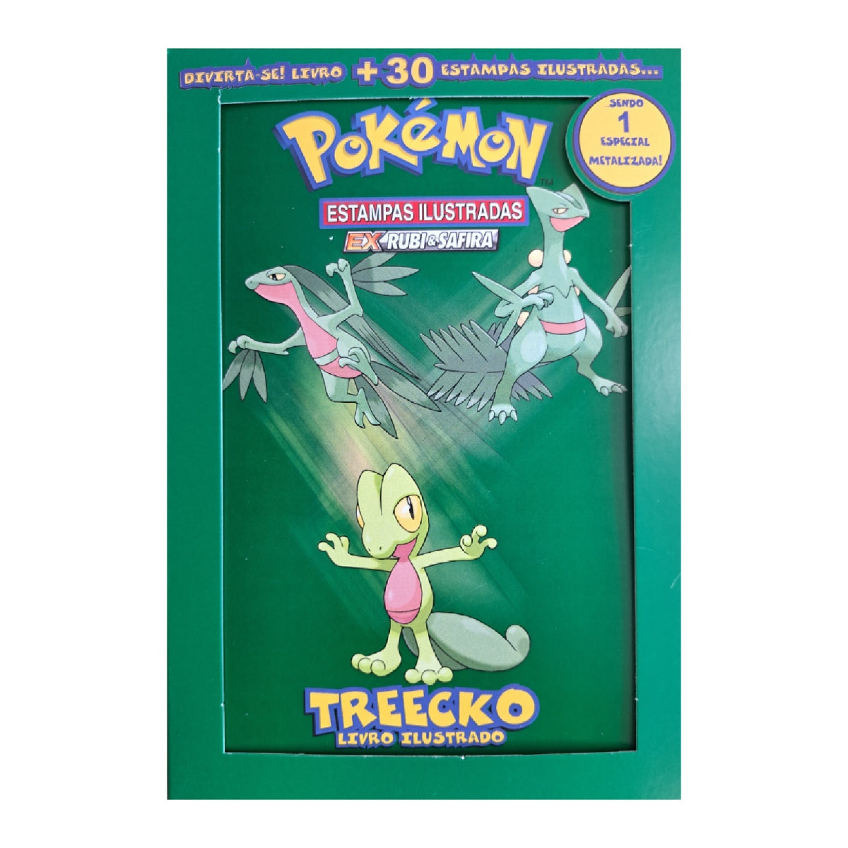 pokemon tcg starter set treeko com livro ilustrado pt