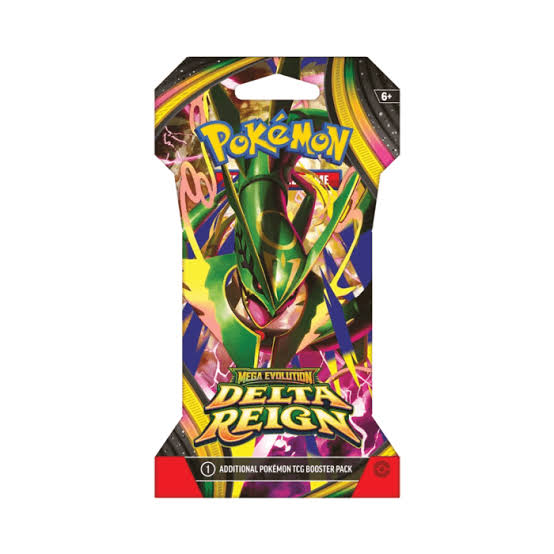 Pokemon Mega Evolution Delta Reign Sleeved Booster Pack of 10 Cards, English