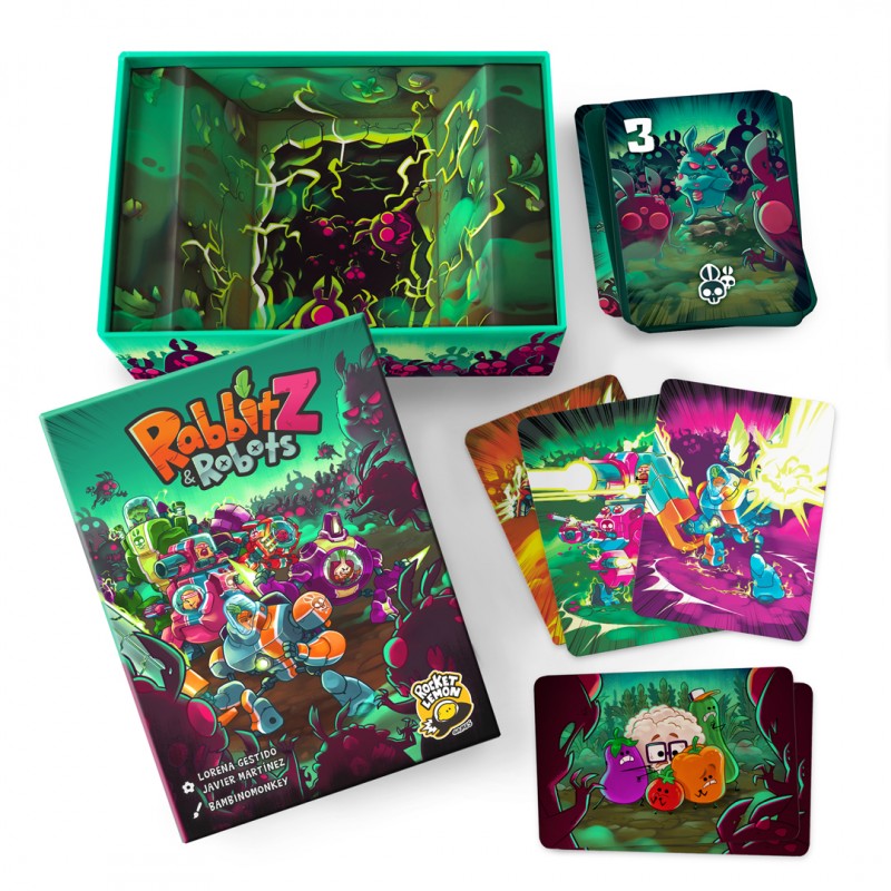 RabbitZ & Robots Juego de Mesa, Edicíon en Español