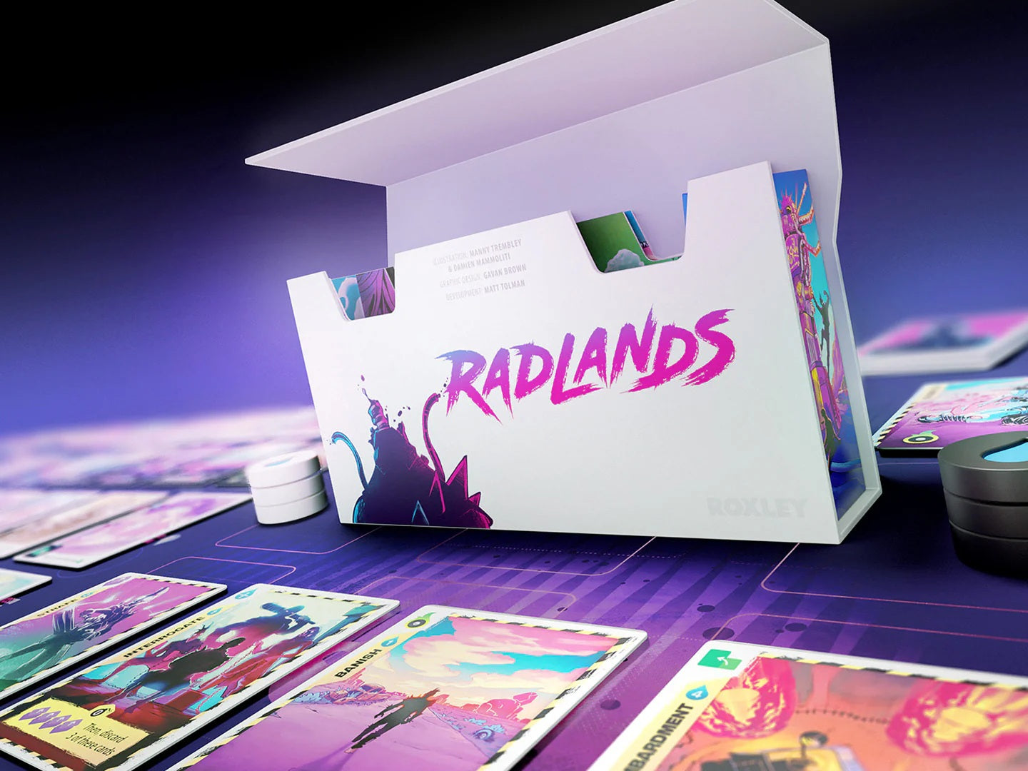 Radlands Deluxe Game, English Edition