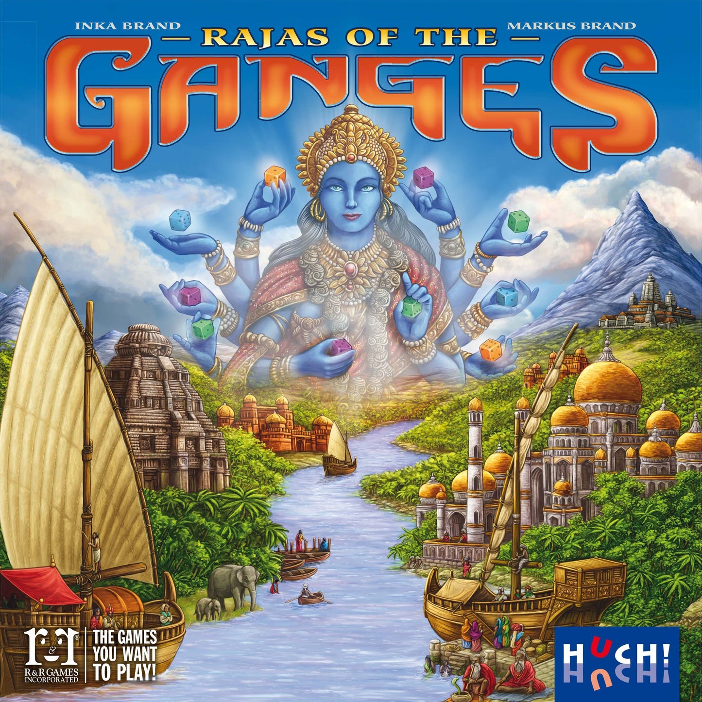 Rajas of the Ganges Board Game, Usado, Ediçao em Português