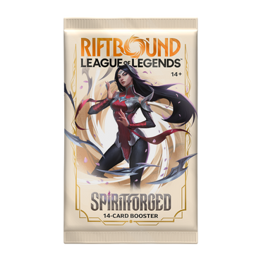 Riftbound: League of Legends Spiritforged TCG: Booster Display, 24 Packs of 14 Cards, English Edition