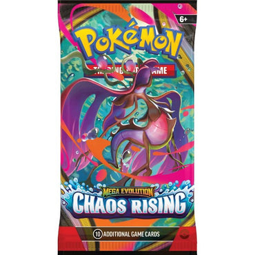 Pokemon Mega Evolution Chaos Rising Booster Display, 36 Packs of 10 Cards, English Edition