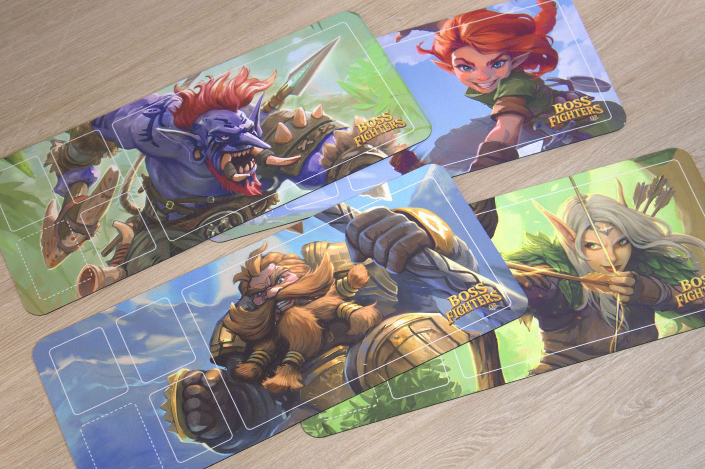 Boss Fighters Playmat, English Edition