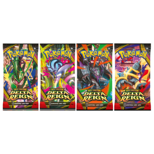 Pokemon Mega Evolution Delta Reign Booster Bundle of 6 Packs, English Edition