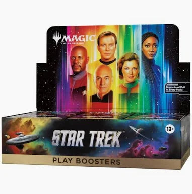 Magic The Gathering Star Trek Play Booster Display, 30 Packs of 14 Cards, English Edition