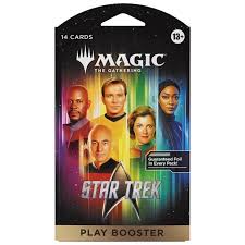 Magic The Gathering Star Trek Play Booster Pack of 14 Cards, English Edition