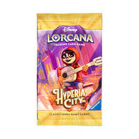 Disney Lorcana Hyperia City: Booster Pack of 12 Cards, English Edition