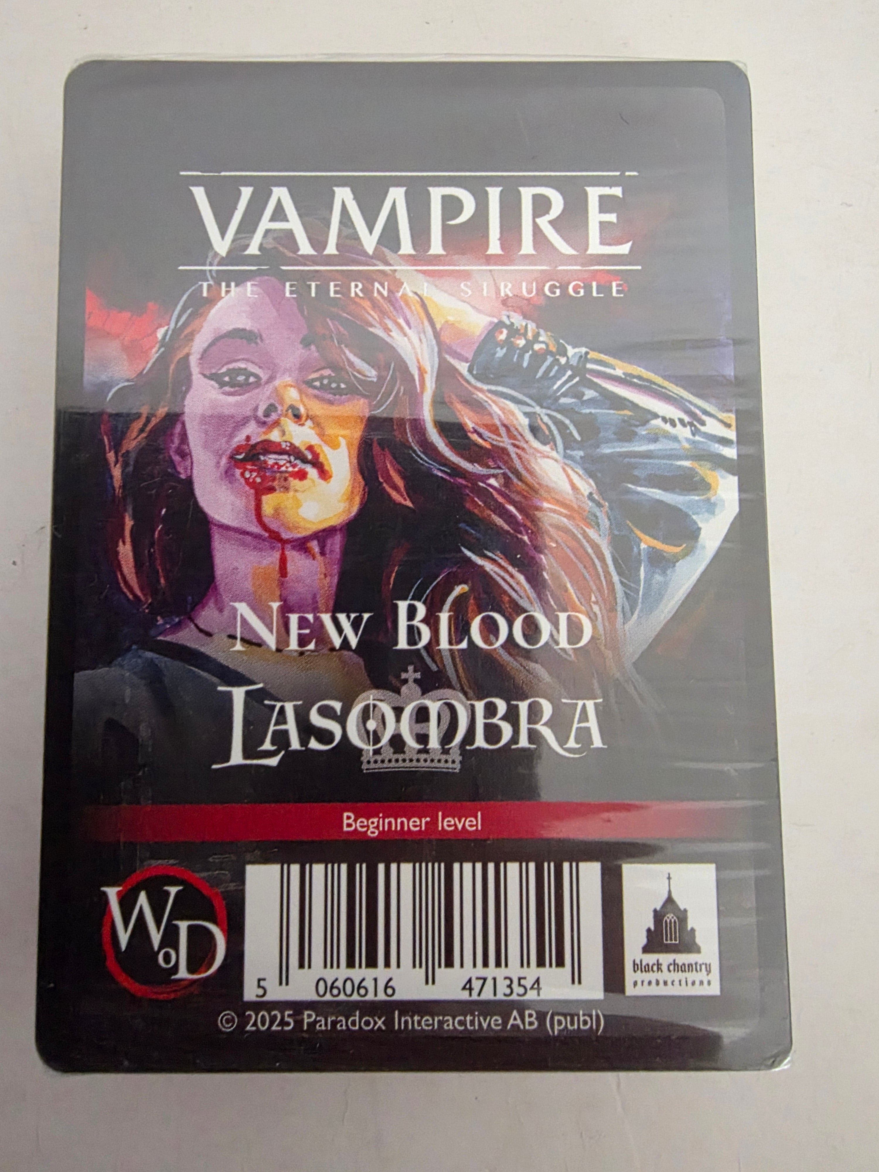 Vampire: The Eternal Struggle Fifth Edition New Blood Lasombra, English