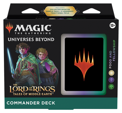 Magic The Gathering Lord of the Rings Commander Deck - Food and Fellowship, English Edition