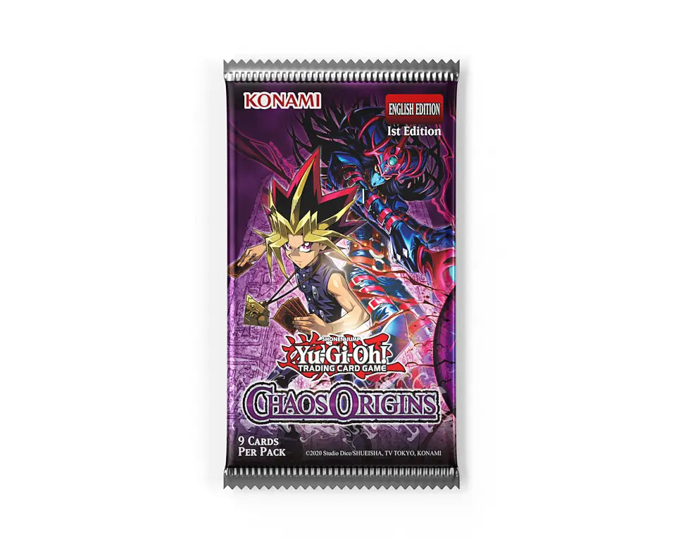 Yu-Gi-Oh Chaos Origins Core Booster Packs of 9 cards Each, English Edition