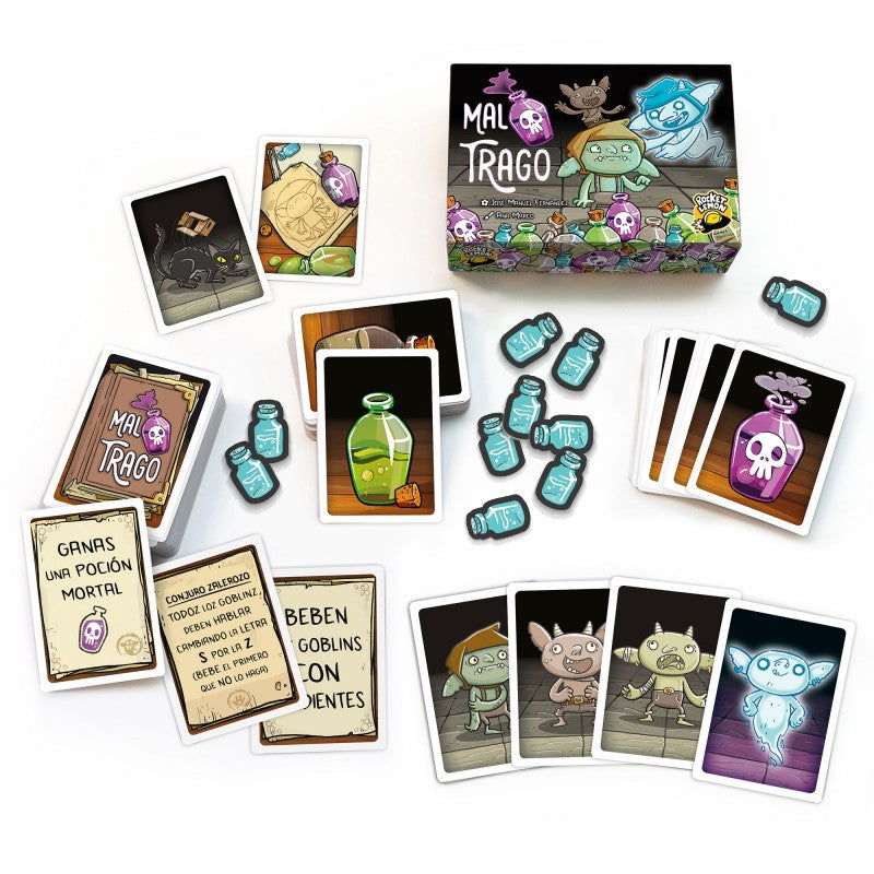 Mal Trago Board Game, Spanish Edition