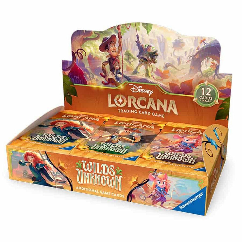 Disney Lorcana Wilds Unknown: Booster Display, 24 Packs of 12 Cards, English Edition