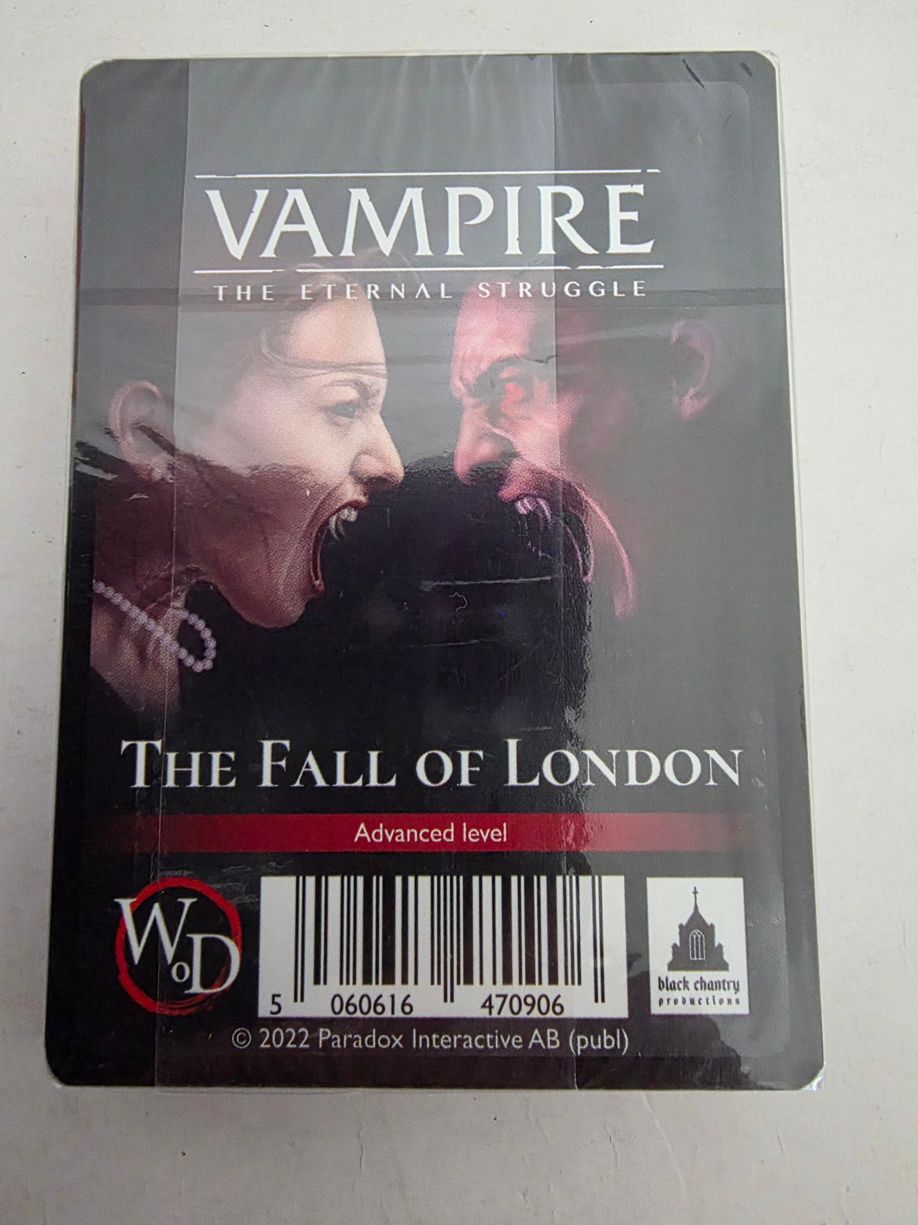 Vampire: The Eternal Struggle Fifth Edition New Blood The Fall of London, English