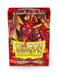 Dragon Shield Japanese Matte Card Game Sleeves, 63 x 88, Pack of 100, 120 Micron