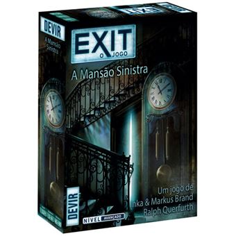 Exit: A Mansão Sinistra Jogo de Tabuleiro em Português