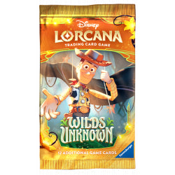 Disney Lorcana Wilds Unknown: Booster Pack of 12 Cards, English Edition