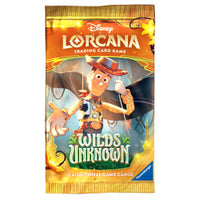 Disney Lorcana Wilds Unknown: Booster Pack of 12 Cards, English Edition