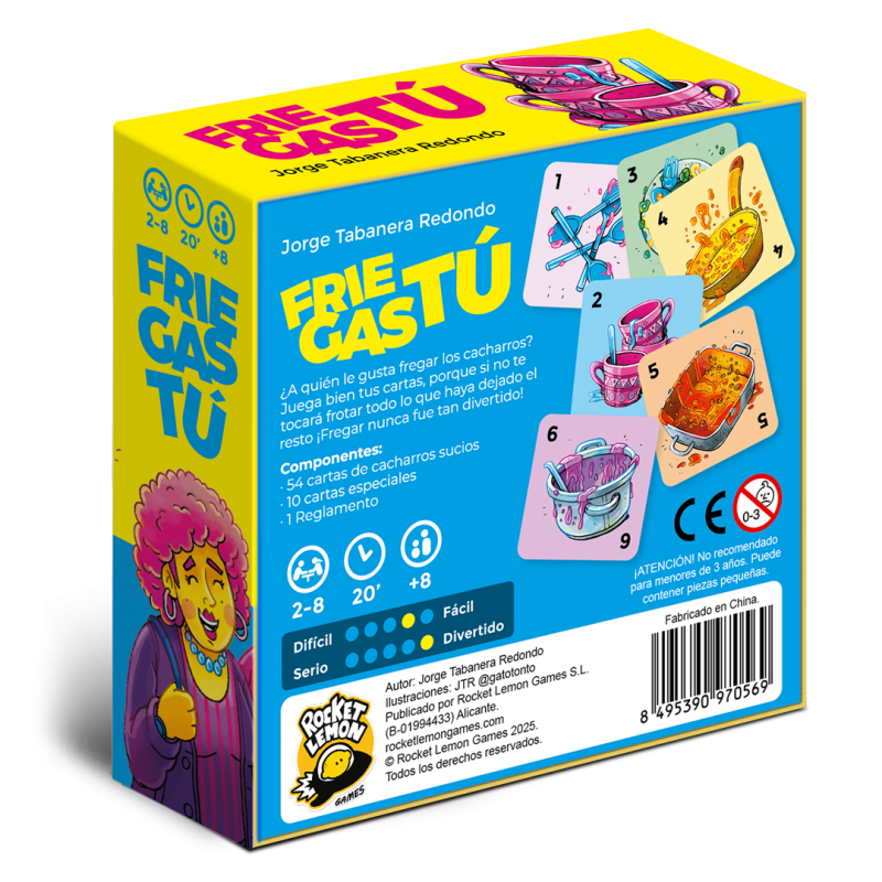 Friegas Tu Board Game, Spanish Edition