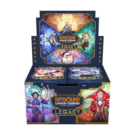 Riftbound: League of Legends Legacy: Display of 24 Packs of 14 Boosters, English Edition