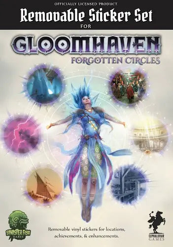 Gloomhaven Forgotten Circles: Removable Sticker Set, English Edition
