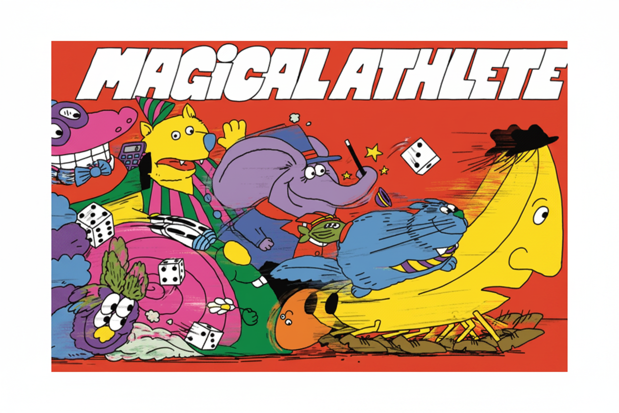 Magical Athlete Board Game, English Edition