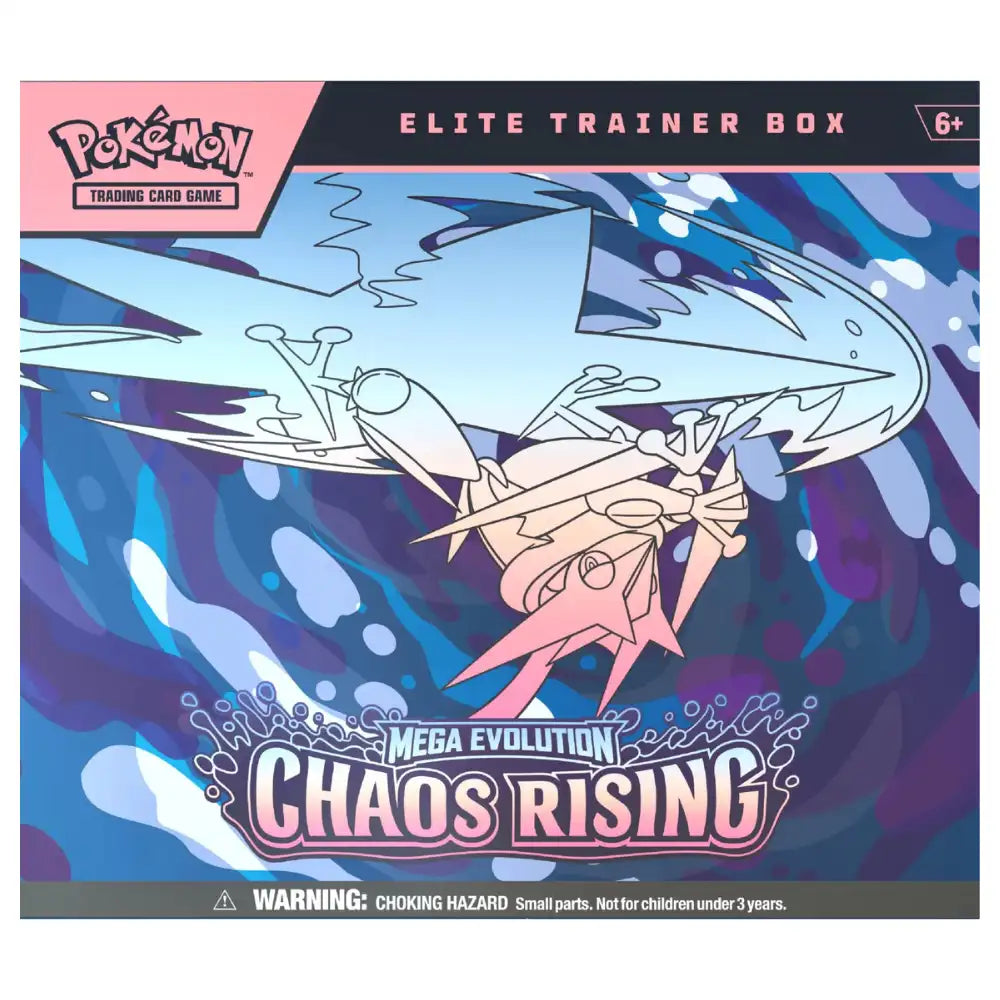 Pokemon Mega Evolution Chaos Rising Elite Trainer Box, English Edition