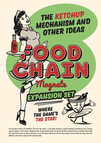 Food Chain Magnate: The Ketchup Mechanism & Other Ideas Expansão, Edição em Inglês