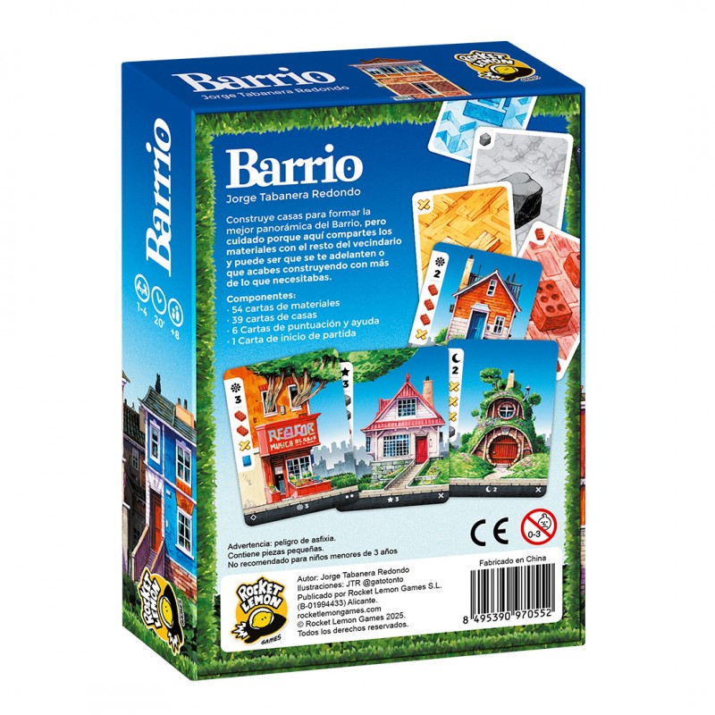 Barrio Juego de Mesa, Edicíon en Español 